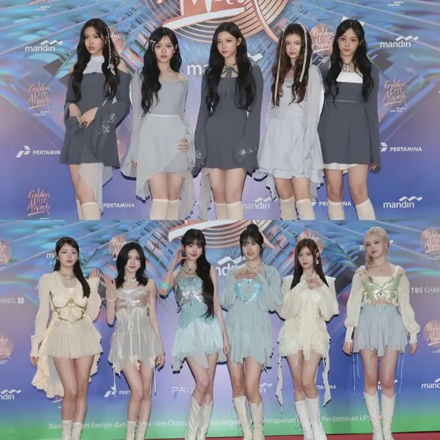 13 Potret Busana Artis K-Pop di Red Carpet Golden Disk Award 2024 Jakarta, NewJeans, LE SSERAFIM, hingga IVE
