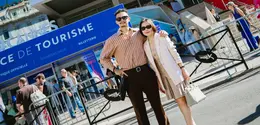 Tak hanya hadir sebagai representasi anak muda Indonesia di ajang perfilman dunia, pasangan ini juga tampil kompak dengan gaya sophisticated yang effortlessly stylish di hari pertama kedatangan mereka di Cannes, sekaligus saat mengunjungi booth Indonesian Cinema di Cannes Film Market. [@prillylatuconsina96].