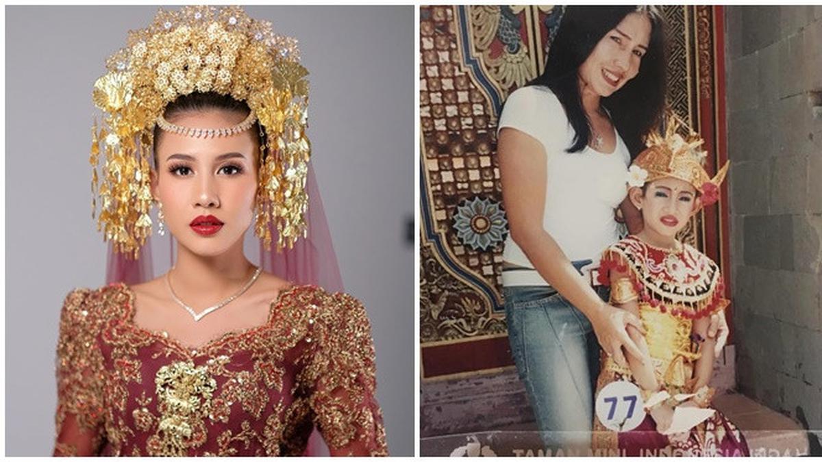 6 Potret Masa Kecil Shenina Cinnamon, Foto Pakai Baju Adat Bikin Gemas