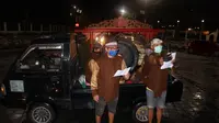 Gaung Gong menjadi cara masyarakat Yogyakarta merespons social distancing (Liputan6.com/ Switzy Sabandar)