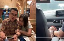 Ketika berkendara mobil, suami dan istri selalu saling memegang tangan, membuat anak mereka merasa seperti sedang berlibur.