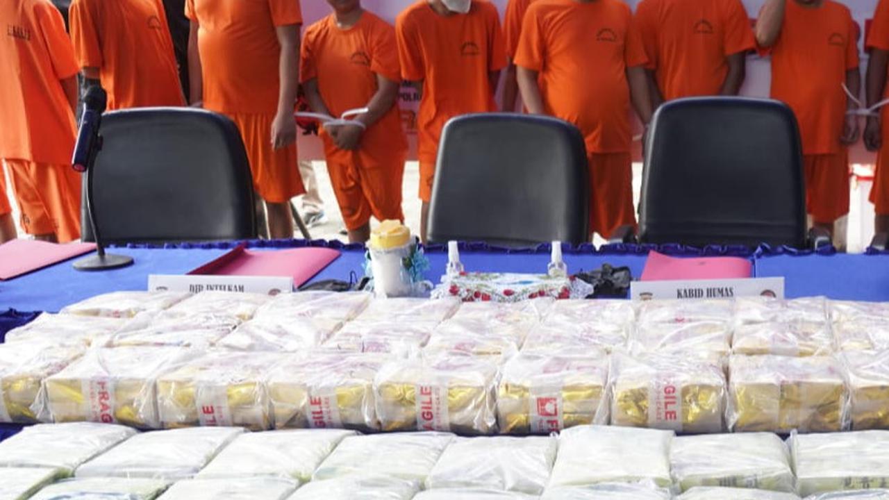 Sabu Tangkapan Polda Riau