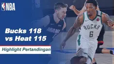Berita Video Highlights NBA, Milwaukee Bucks Vs Miami Heat 118-115