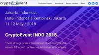 Gelaran Blockchain internasional yang siap digelar di Jakarta (sumber: cryptoevent)