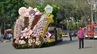 Pemerintah Kabupaten Gresik bakal gelar pawai karnaval bertema Bhinneka Tunggal Ika, Kita menuju Indonesia Unggul.(Foto:Liputan6.com/Dian Kurniawan)