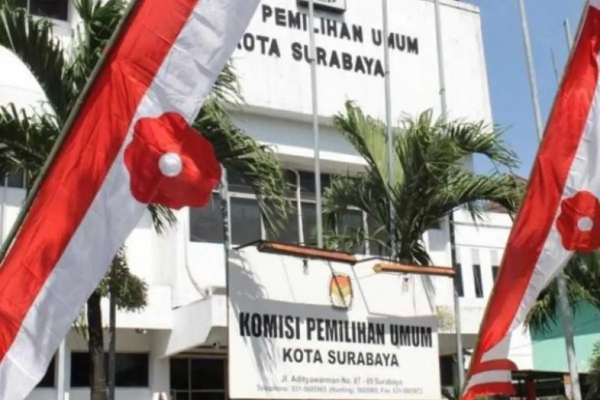 Kantor KPU Kota Surabaya. (Istimewa)
