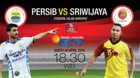 Persib vs Sriwijaya  (Liputan6.com/Abdillah)