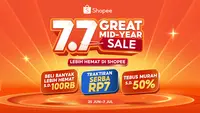 Momentum Tengah Tahun, Shopee 7.7 Great Mid Year Sale Manjakan Pengguna dengan Promo Besar