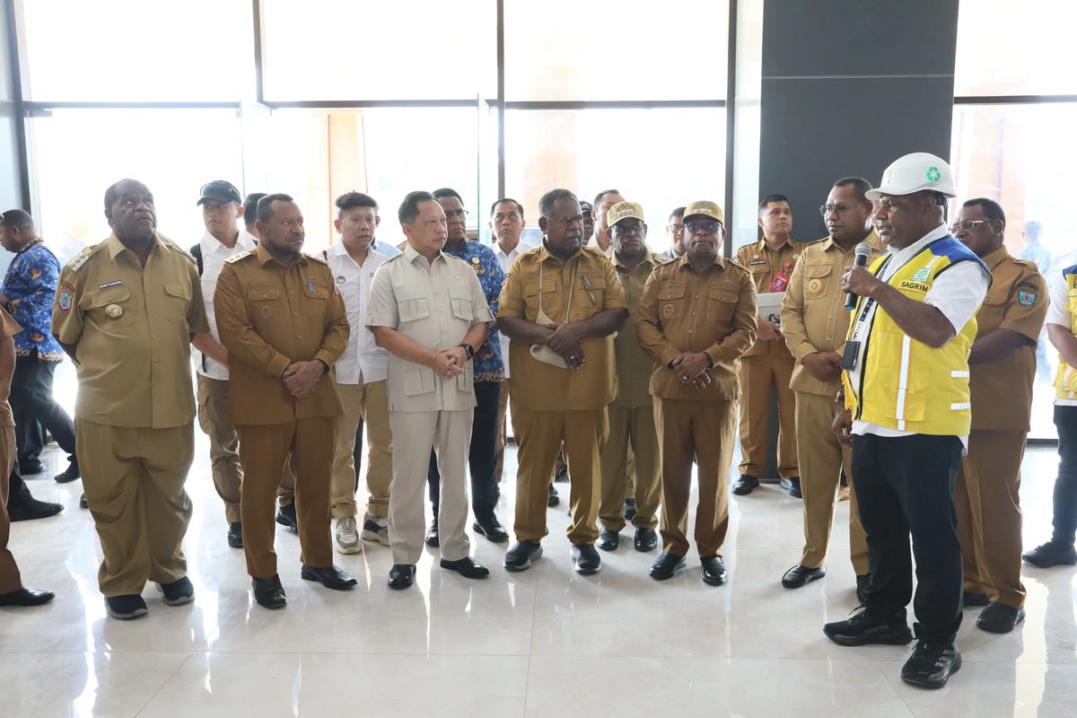 Awali Kunjungan, Mendagri Cek Progres Pusat Pemerintahan Papua Barat Daya