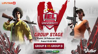 Link Live Streaming IEL University Season 4 PUBGM Group Stage Pekan Keempat di Vidio, 24 Februari 2022