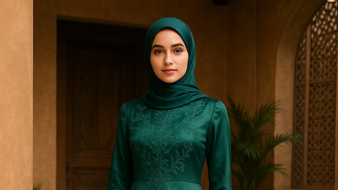 Model Gamis Armani Sutra Mewah untuk Acara Formal