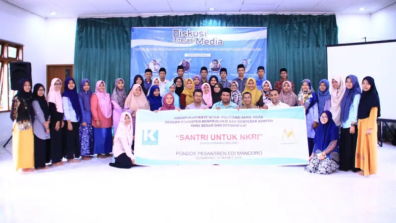 Literasi Media Santri Jawa Tengah (Liputan6.com/Pool/Komunikonten)