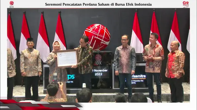 BEI kedatangan dua emiten baru pada hari ini, Kamis 10 November 2022. Yakni PT Bersama Zatta Jaya Tbk dan PT Ketrosden Triasmitra Tbk.