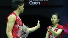 Ganda campuran Indonesia Praveen Jordan/Debby Susanto gagal meraih gelar juara di Thailand Open Grand Prix Gold 2015,Minggu (4/10/2015). (Liputan6.com/Humas PP PBSI)