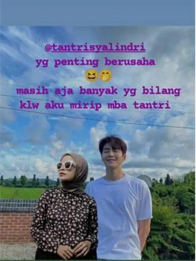 7 Editan Foto Tantri Kotak Bareng Kim Seon Ho Ini Kocak