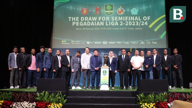 Drawing Semifinal Pegadaian Liga 2 2023/2024.