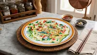 Resep Telur Dadar Daun Jeruk dan Cabai, Gurih, Harum, dan Pedas