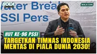 Erick Thohir Bicara Target Timnas Indonesia ke Piala Dunia 2030 di Usia ke-96 PSSI!