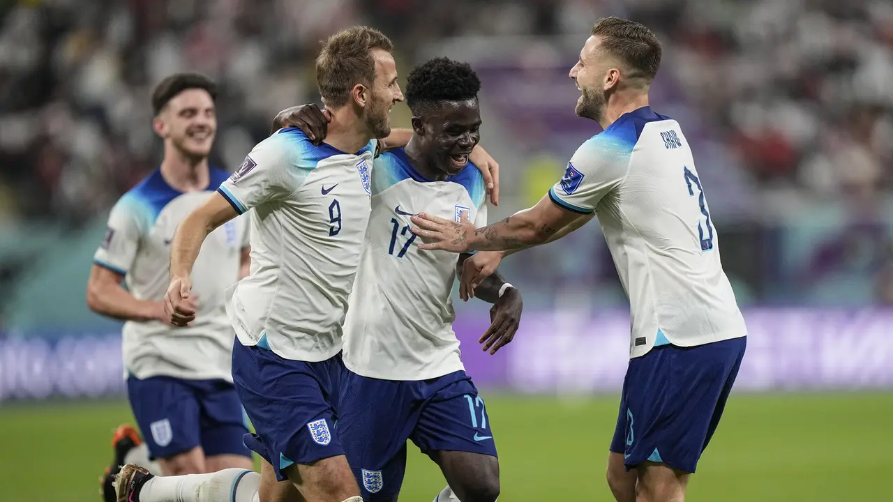 Foto: Aksi Berkelas Timnas Inggris Sukses Hancurkan Iran di Laga Pembuka Grup B Piala Dunia 2022