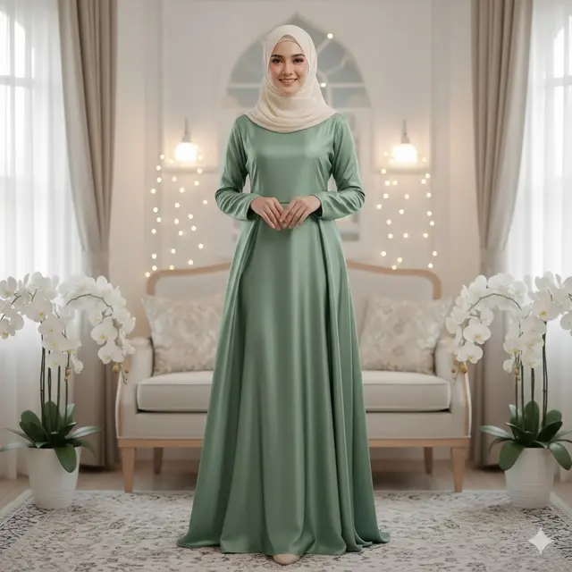 Tren Warna Gamis Lebaran