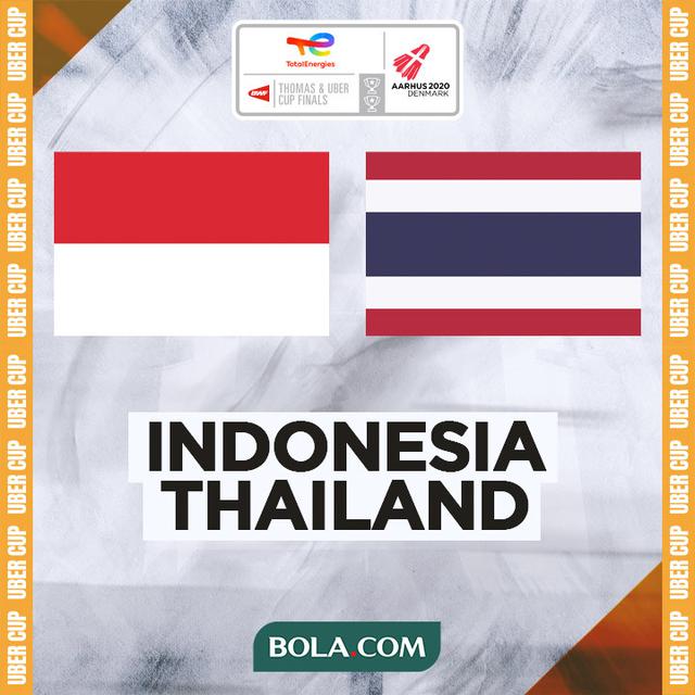 Uber cup indonesia vs thailand