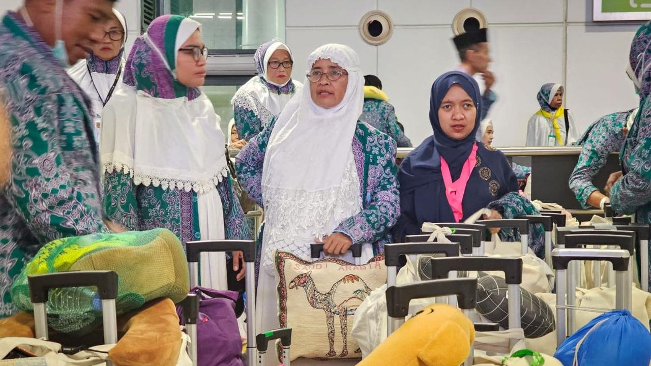 Tahap pemulangan jemaah haji gelombang pertama ke Indonesia dari Bandara Internasional King Abdul Aziz Jeddah berakhir pada 19 Juli 2023.