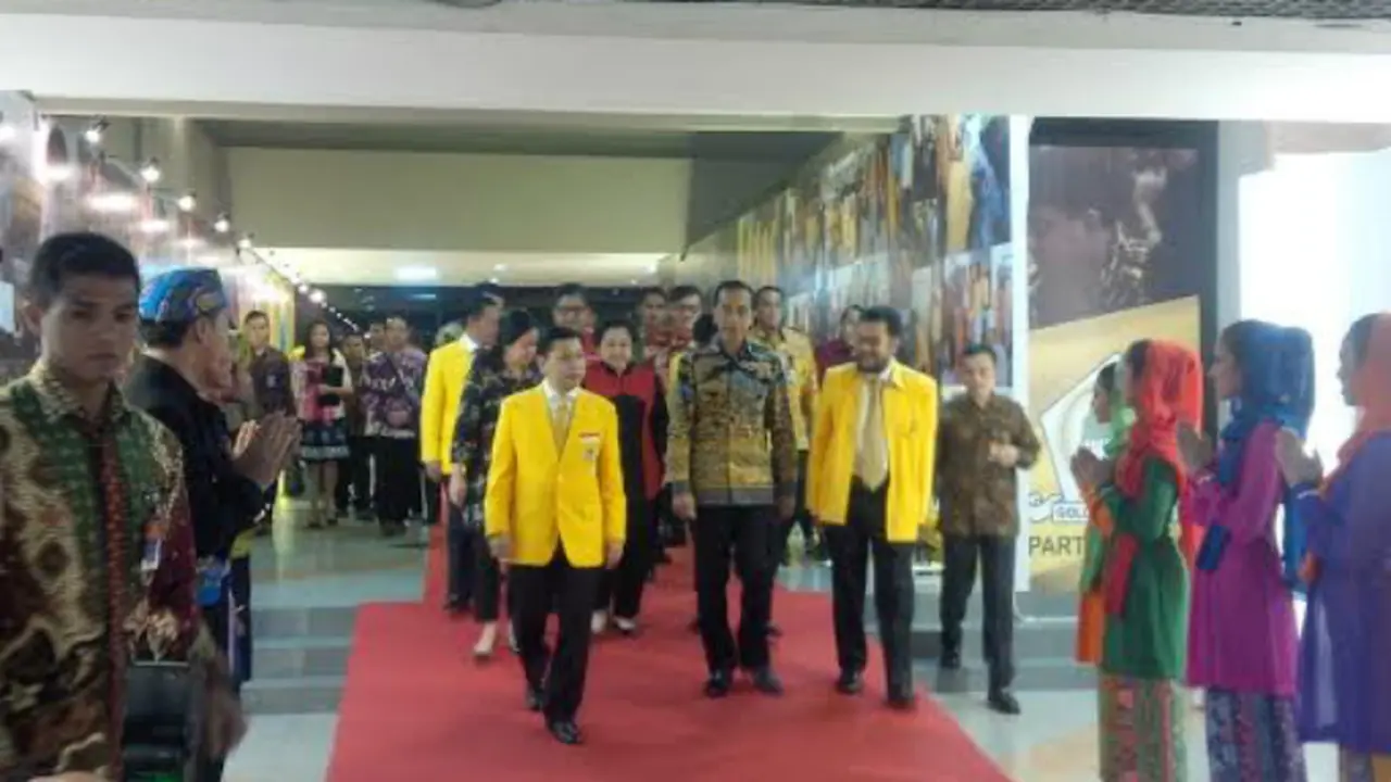 Jokowi dan Megawati hadiri penutupan Rapimnas Golkar