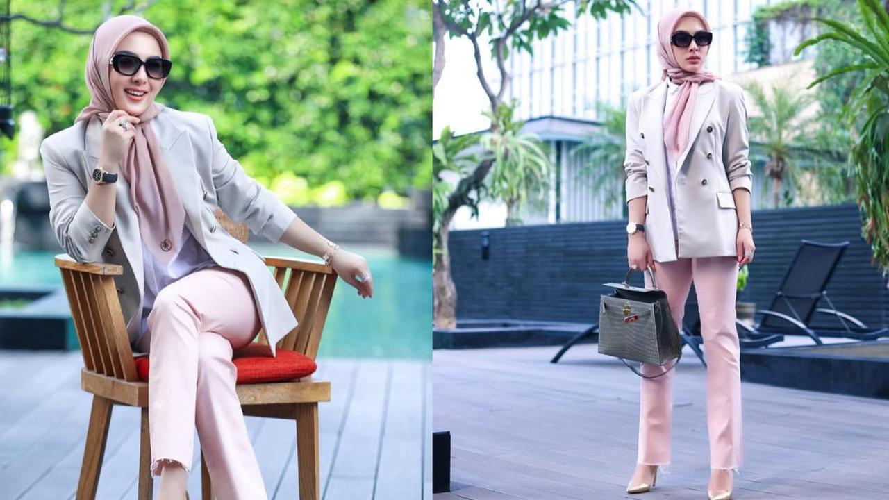 7 Inspirasi Outfit Syahrini dengan Blazer, OOTD Berkelas Bikin Tampilan Cantik dan Karismatik