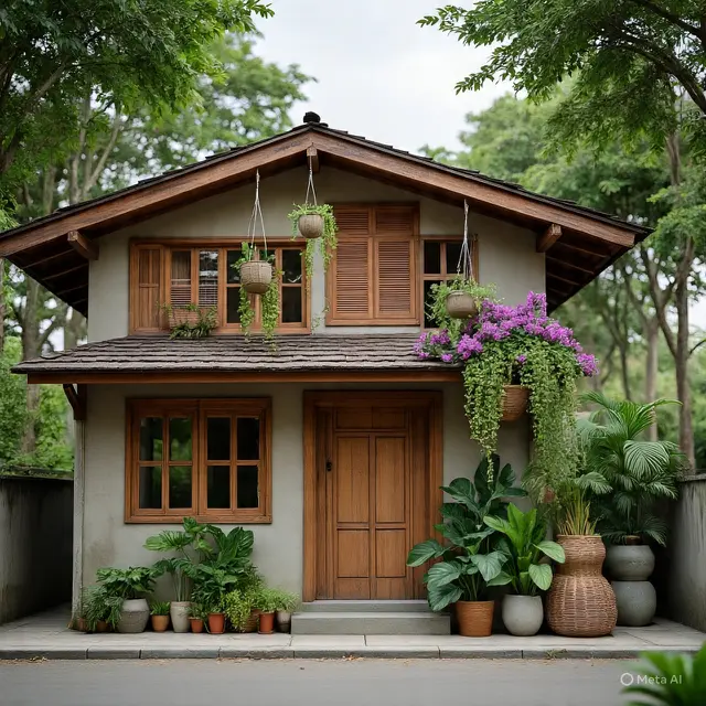 Model Depan Rumah di Gang yang Serba Instagramable
