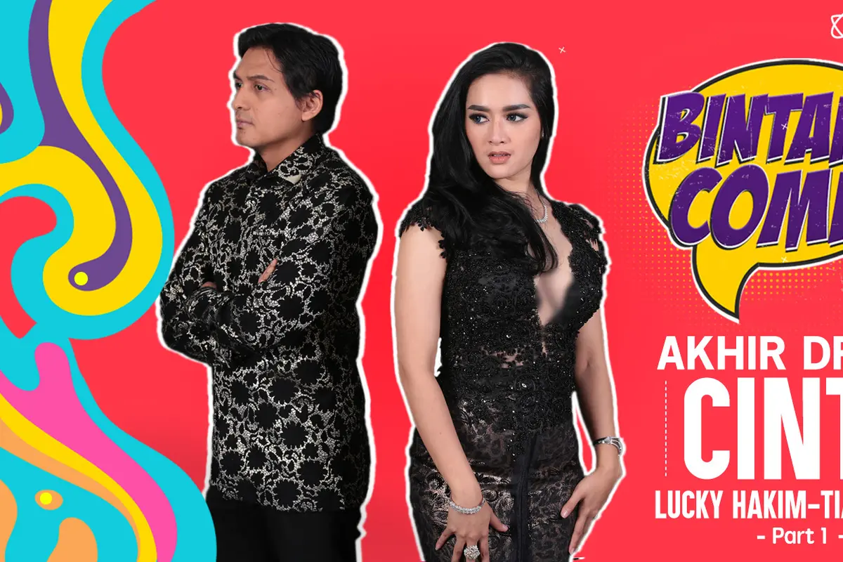 Bintang Comic Lucky Hakim dan Tiara Dewi
