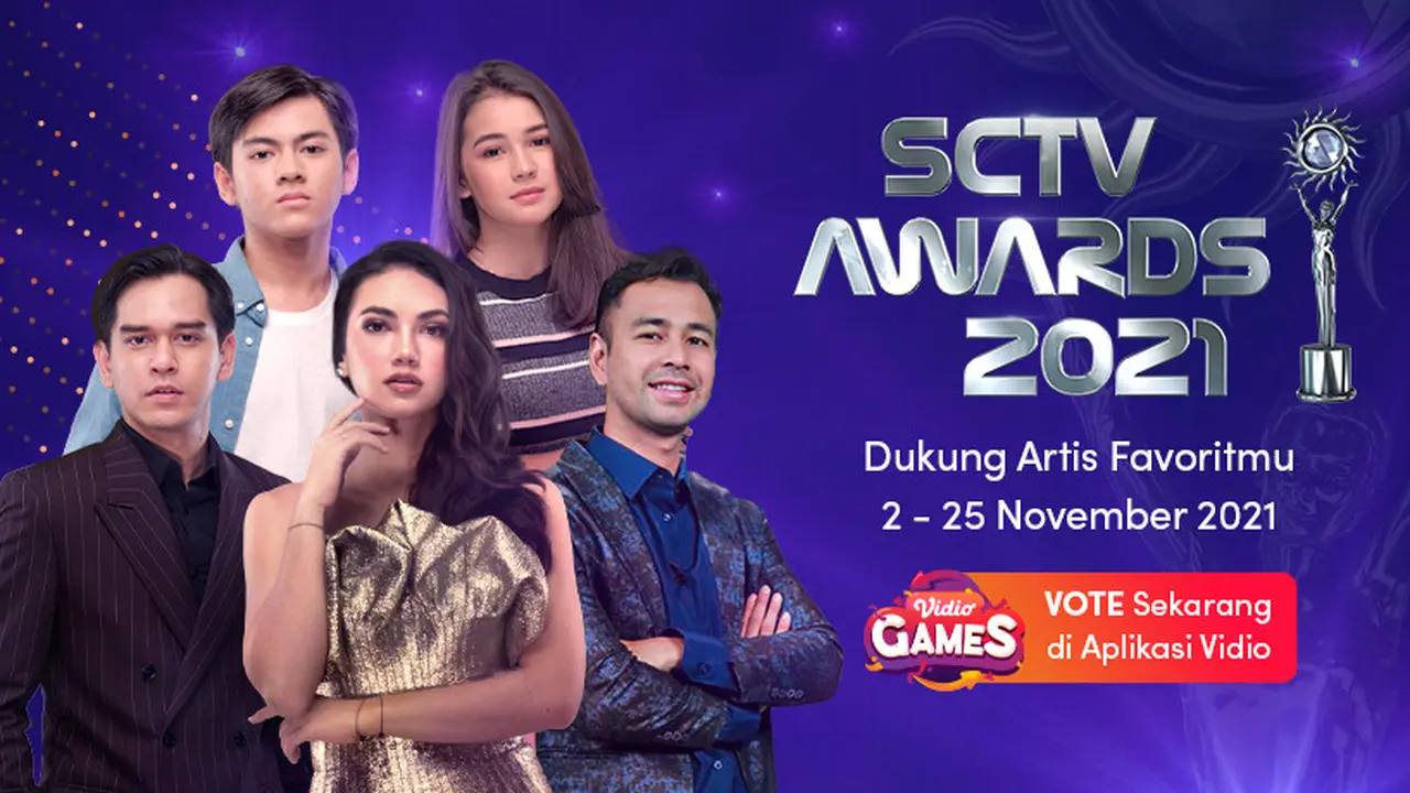Voting SCTV Awards 2021 di Vidio