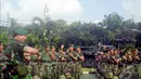 TNI telah mempersiapkan pasukan khusus untuk menanggulangi kerusuhan yang tak diinginkan pada 22 Juli 2014, Jakarta, Rabu (16/7/2014) (Liputan6.com/Johan Tallo)