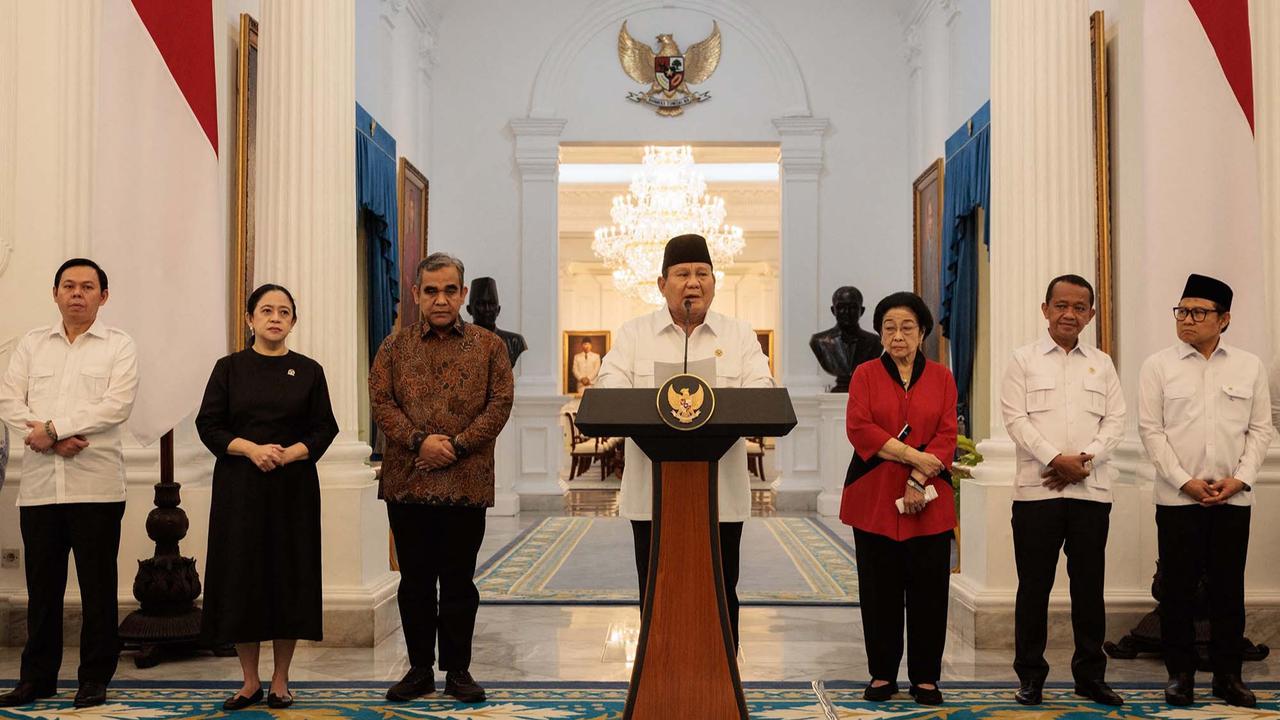 FOTO: Presiden  Prabowo Tegaskan Larangan Aksi Anarkis, Sepakati Pemangkasan Tunjangan DPR