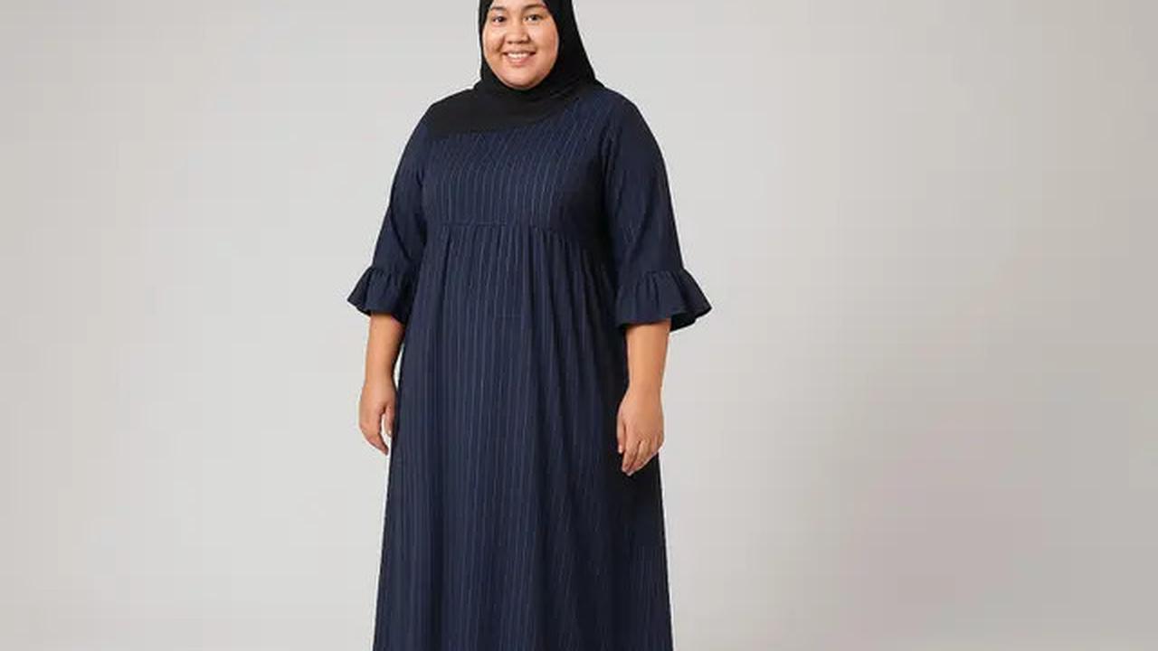 7 Tips Memilih Gamis Idul Adha 2025 untuk Orang Gemuk, Tampil Langsing dan Modis