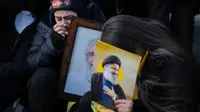 Potret Ribuan Orang Hadiri Pemakaman Hassan Nasrallah, Pemimpin Hizbullah yang Tewas dalam Serangan Israel