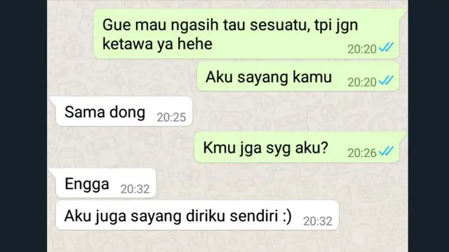7 Chat Kocak Saat Cinta Ditolak Gebetan, Lucu tapi Bikin Nyesek