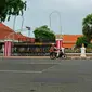 Kawasan Gedung Negara Grahadi Surabaya, Jawa Timur. (Foto: Liputan6.com/Dian Kurniawan)