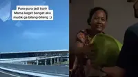 Tak Bilang Mudik, Pria Ini Nyamar Jadi Kurir untuk Bertemu Sang Ibu (TikTok/ismetdj.19)