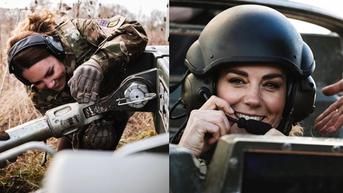Tampilan Kate Middleton Berbalut Perlengkapan Militer Lengkap