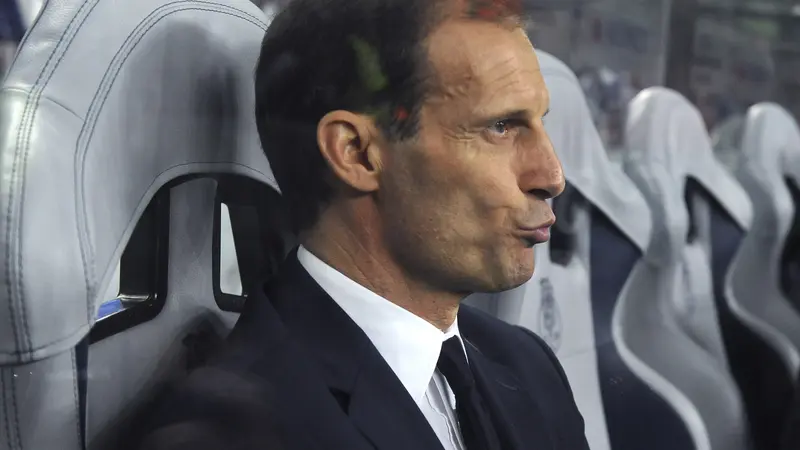 Pelatih Juventus Massimiliano Allegri. 