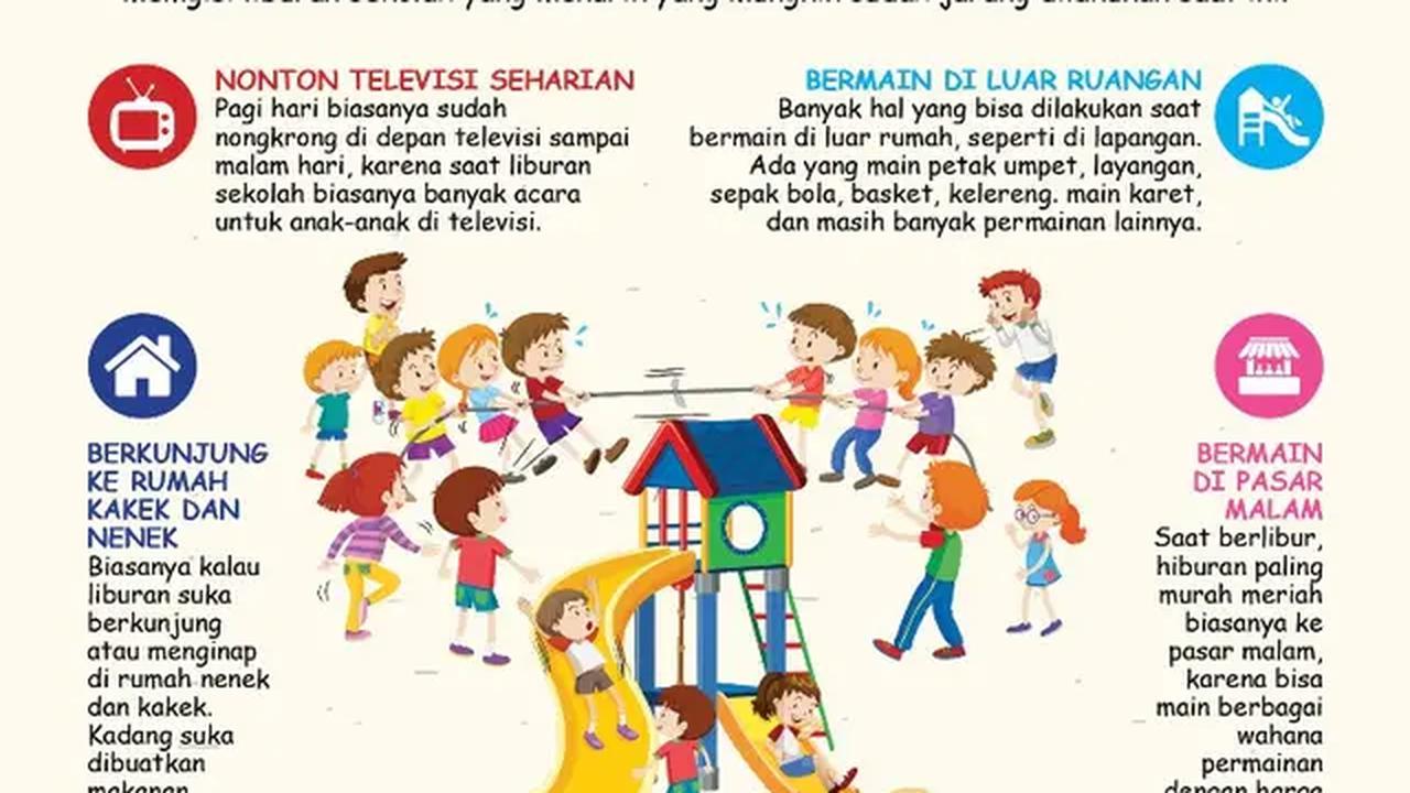 Infografis Cara Generasi 90-an Jalani Liburan Sekolah. (Liputan6.com/Abdillah)