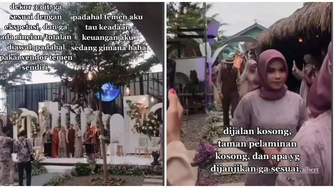 Pengantin Ini Habiskan Rp 33 Juta untuk Dekorasi, Hasilnya Justru Tak Sesuai Harapan
