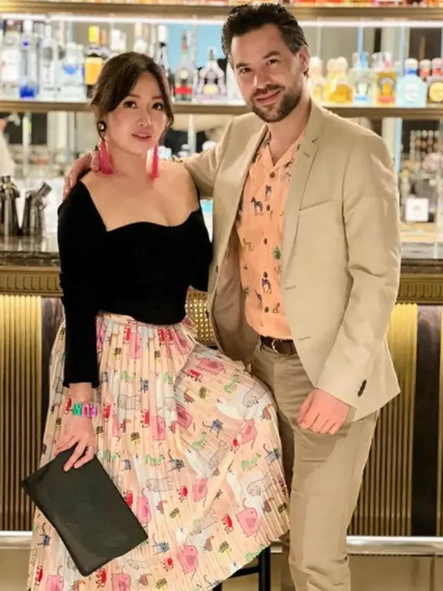 Chef Marinka dan suaminya Peter Lufting. (Foto: Instagram/rinrinmarinka)