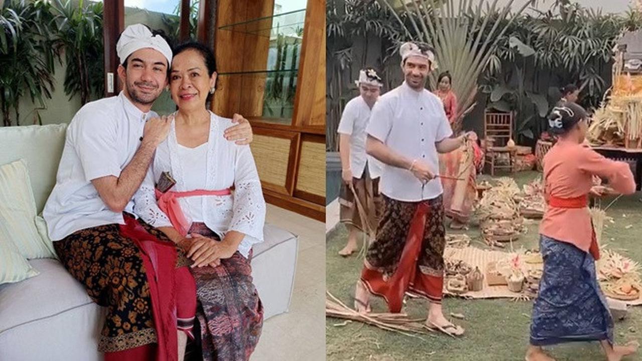 Punya Villa Baru di Bali, Ini 6 Momen Reza Rahadian Jalani Upacara Melaspas