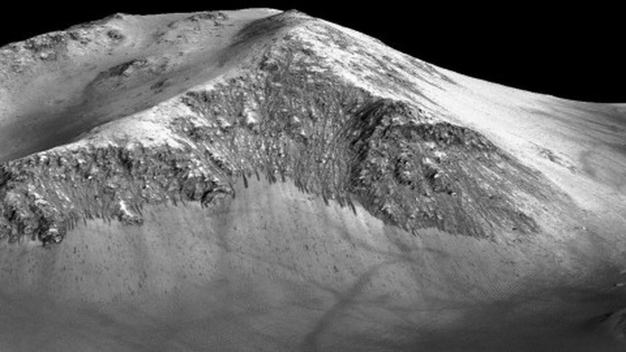 Ini wujud permukaan Mars yang dibentuk oleh air