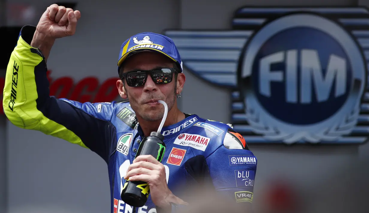 2. Valentino Rossi (Yamaha) - 88 Poin. (AP/Eric Alonso)