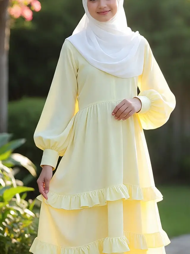Model Gamis Remaja 2025 dengan Desain Unik dan Manis