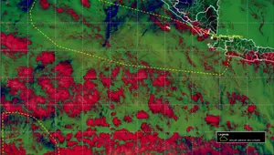Update Sebaran Abu Vulkanik Anak Krakatau hingga Pagi Ini