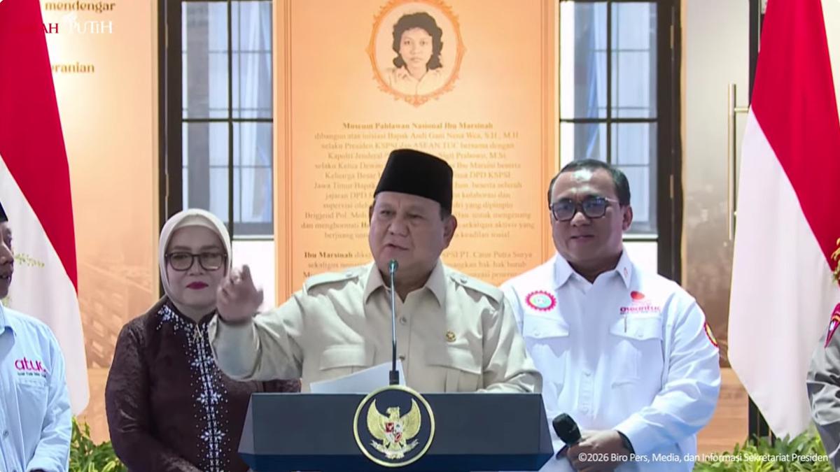 Prabowo Prihatin dengan Kejadian Marsinah, Ingatkan Pengusaha Ini
