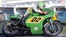 Kawasaki KR500 --- Kawasaki memiliki motor yang bertanding di kejuaraan 500 British National Championship. Untuk berlaga di kejuaraan tersebut, Kawasaki membekali motor ini dengan unit mesin 500cc U4 2-tak dengan keluaran tenaga sebesar 120 Hp. (Source: oldbikemag.com.au)